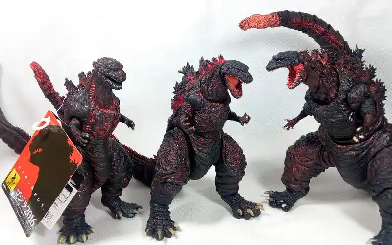 再版吊打初版的怪兽之王万代新哥斯拉2016真哥斯拉魂限软胶2安俊模玩