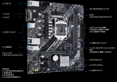 asus 华硕 gaming 电脑固态主板10代1200针 plus台式 tuf b460m优惠券