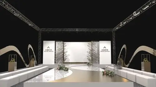 简单走秀t台舞台设计