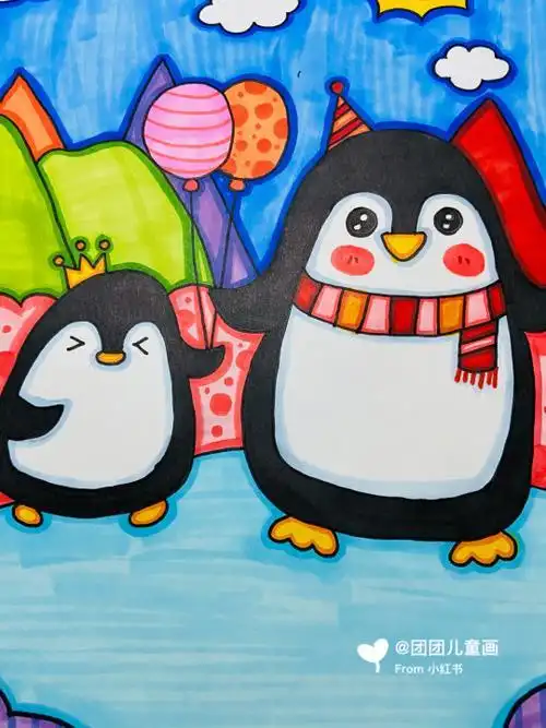 的企鹅简笔画奥斯陆攻略教程动画简笔画教程可爱的企鹅的简笔画