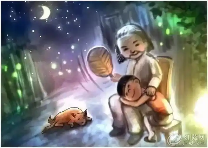 江陵儿时的夏夜没有酷暑只有萤火虫竹床蒲扇还有三皮罐