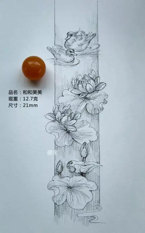 别具一格的玉雕手稿