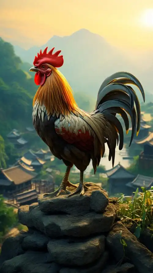 15张大公鸡高清图片金鸡报晓大吉大利