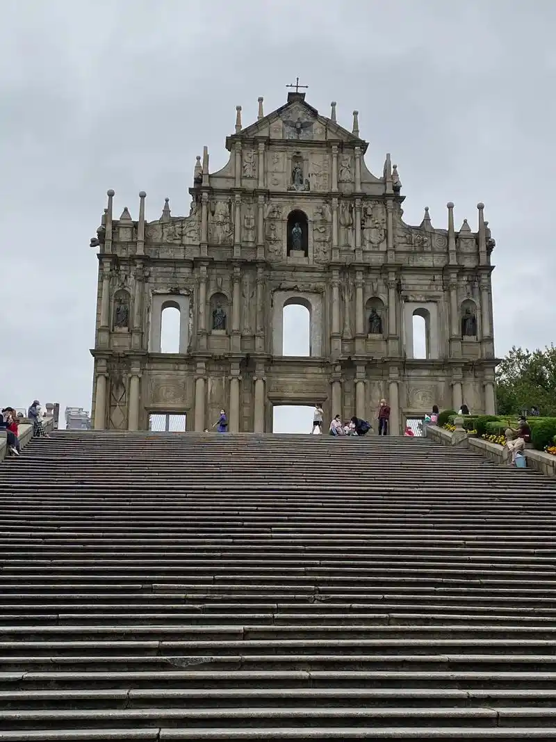 大三巴原圣保禄教堂现在澳门的地标