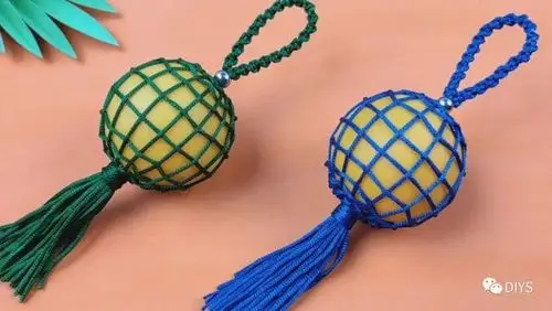 「绳编diy」乒乓球挂件的制作方法!|diy|手工_网易订阅