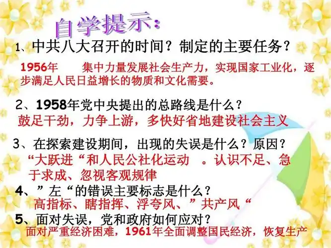 面对严重经济困难,1961年全面调整国民经济,恢复生产