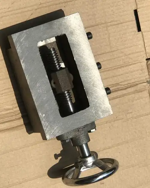 燕尾槽拖板有杆直线丝杆手动滑台模组手轮工作台一字滑块机械导轨宽50