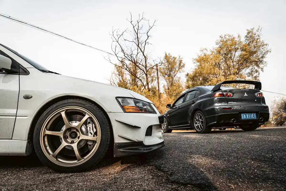 jdm #本田 #三菱evo #山路 #汽车摄影 - 抖音