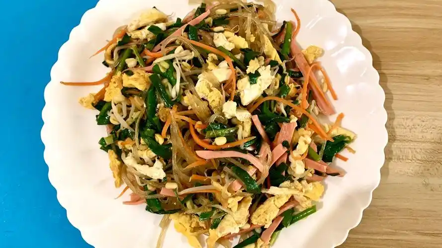 韩剧同款炒杂菜的做法