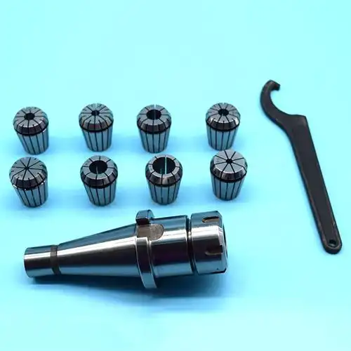 炮塔铣床 精密铣床配件 r8铣夹头嗦咀 r8-er32 40 25公制 r8-er32-m12