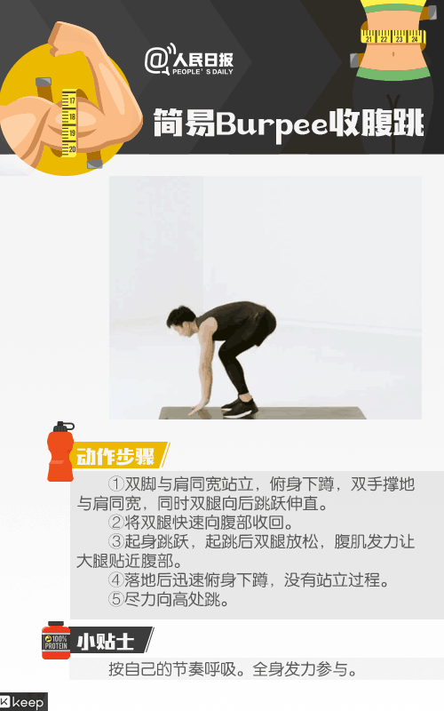 波比跳的9种健身方式,这个春天一起向脂肪宣战!