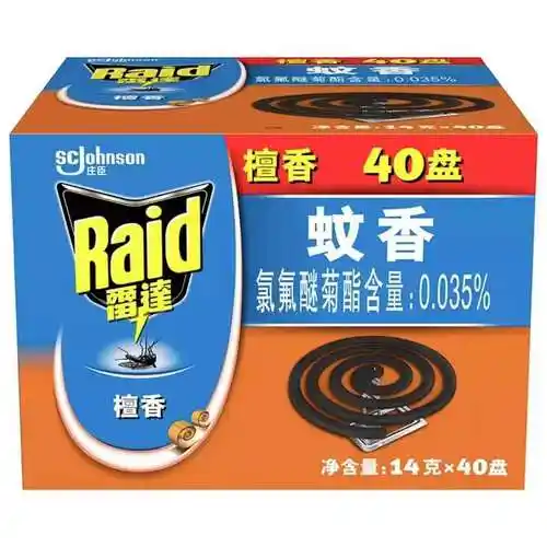 雷达蚊香家庭装檀香型40盘09090147