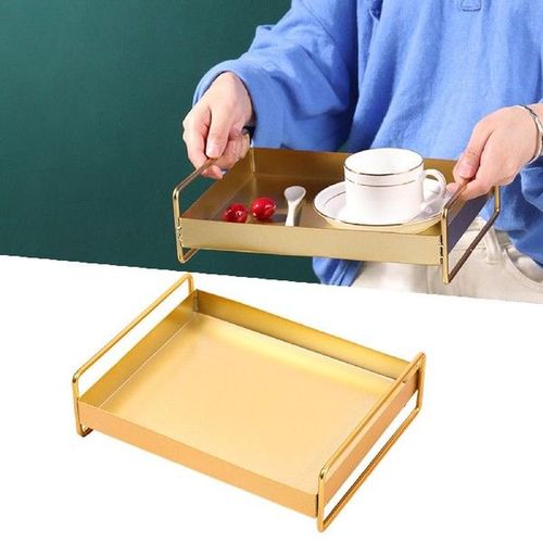 rectangle serving tray desktop dish makeup perfume trinket