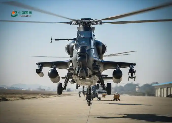警报破空而响,新型武装直升机应急起飞