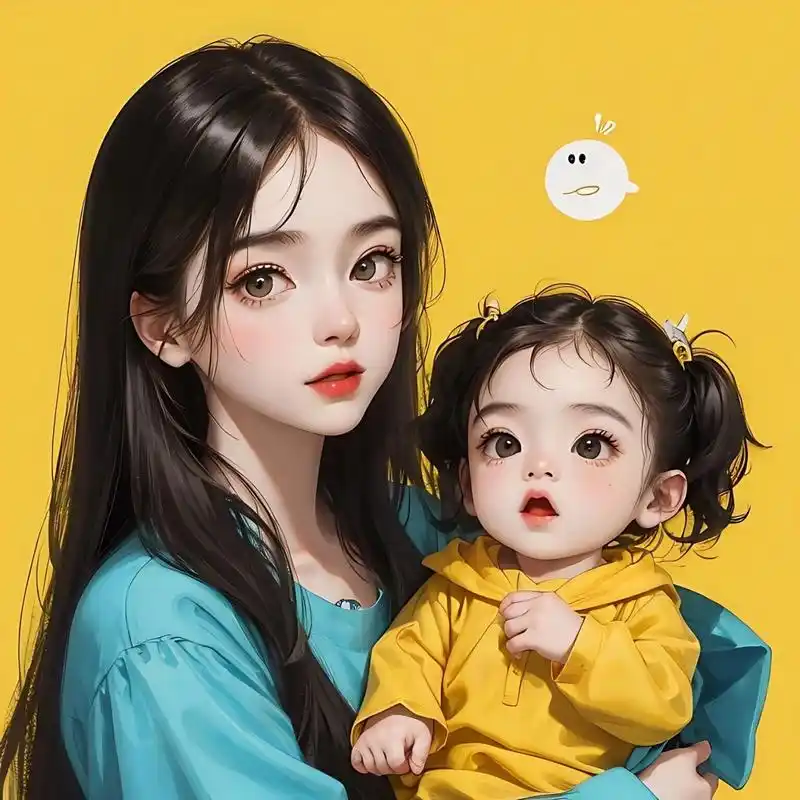 宝妈头像 #头像分享# #原创头像# #微信头像# #优质头像# #亲子头像