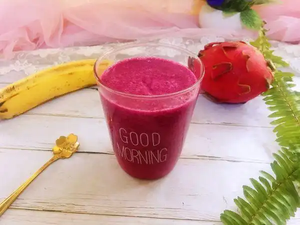 火龙果香蕉汁的做法_菜谱_豆果美食