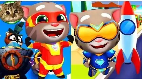 超人汤姆猫vs钢铁侠汤姆猫游戏