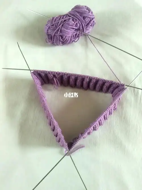 针织花瓣袖起针