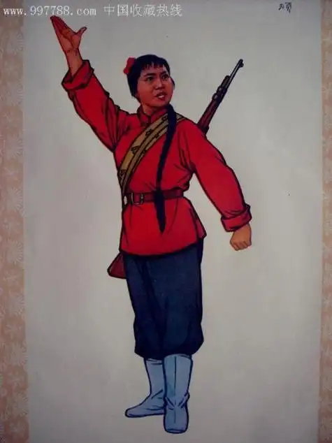 红色革命人物简笔画