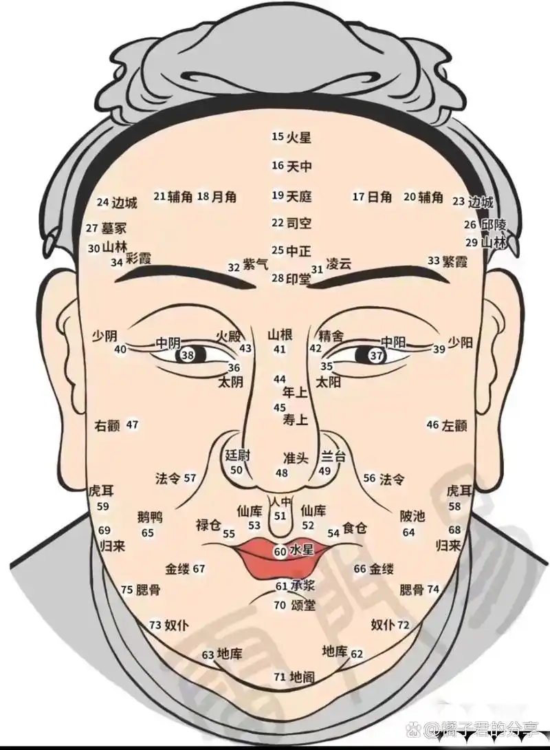 你对脸上的痣了解多少? #面相# #面