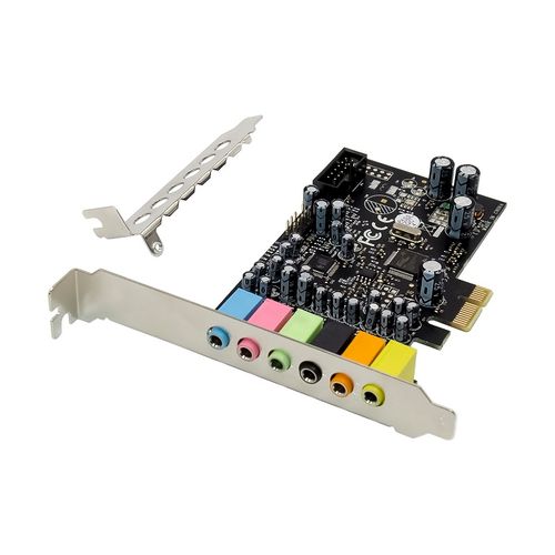 pci-e 7.1数字内置独立台式机hifi声卡 cm8828 支持前置音频 桔红色