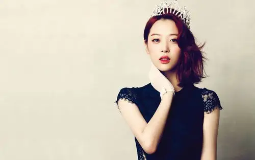 清新女生崔雪莉粉嫩写真壁纸