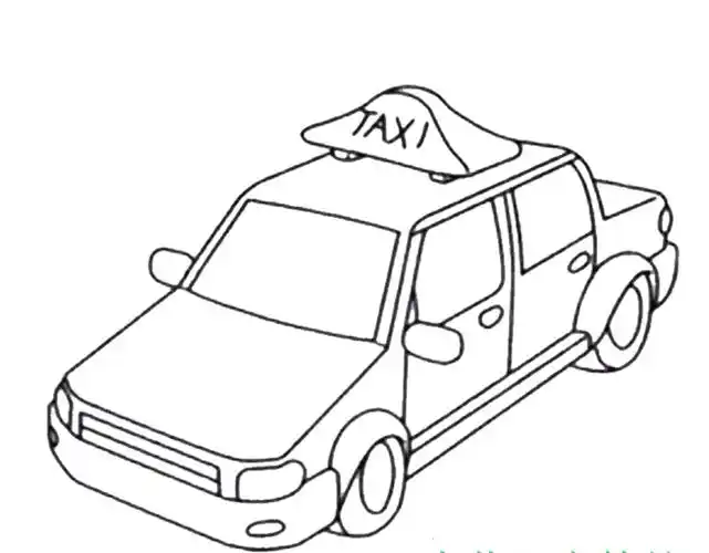 车简笔画 - 简单简笔画
