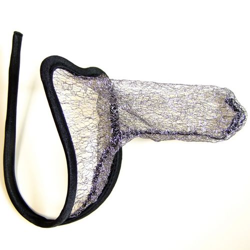 c字裤男士内裤透明jj套性感无痕骚气c裤男丁字裤蕾丝镂空c男031