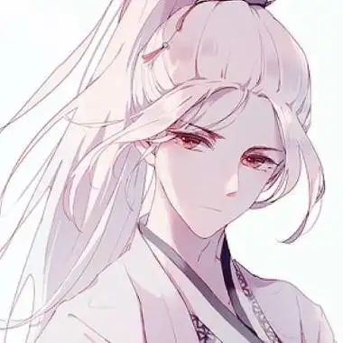 白发男动漫头像古风 - 唯美微信头像!