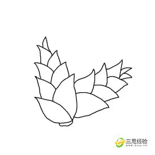 少儿简笔画之竹笋的画法