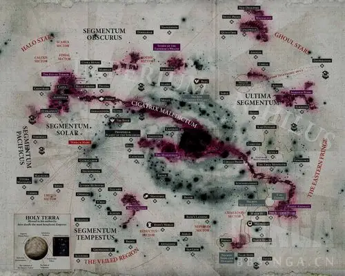 百度40k贴吧搬来的战锤40000新版银河地图