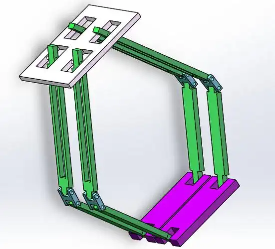 机械结构设计平行四边形双足步行机器人的设计与研究