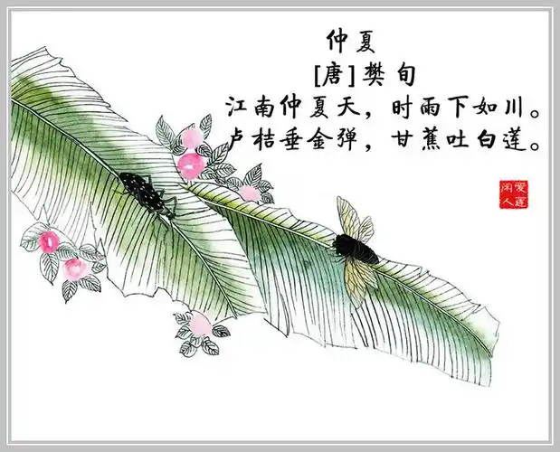 古人夏日诗词——唐 樊旬《仲夏》
