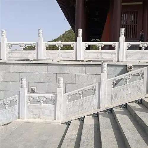 大理石栏杆批量定制大理石护栏厂家