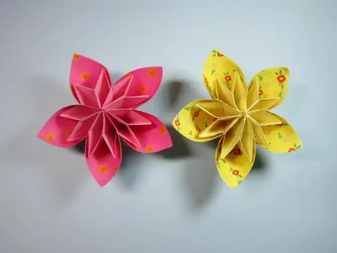 折纸花,原来漂亮花朵的折法这么简单,3分钟学会