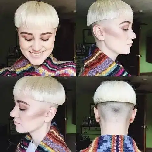 「"锅盖头",一款男女都适用的发型」