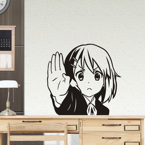 轻音少女墙贴k-on小唯表情贴画动漫二次元宿舍装饰贴