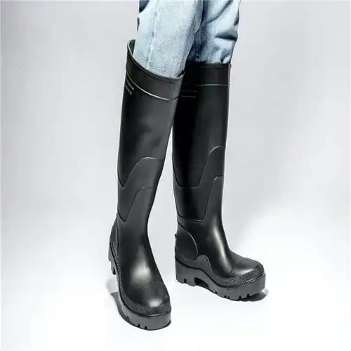 防滑雨靴  雨靴胶鞋  防水雨鞋 男士高筒雨鞋