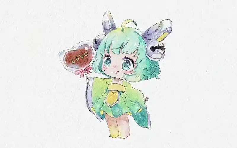 零基础画动漫:蔡文姬  q版人物教程系列