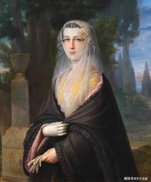 意大利画家彼得罗卢西尼人物油画作品欣赏艺术名画