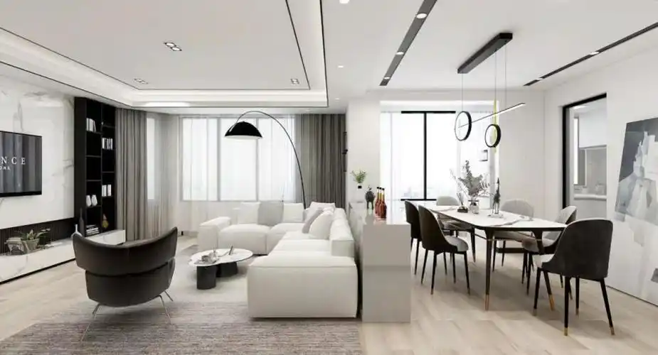 长方形客厅设计的5种做法,后悔太迟知道了