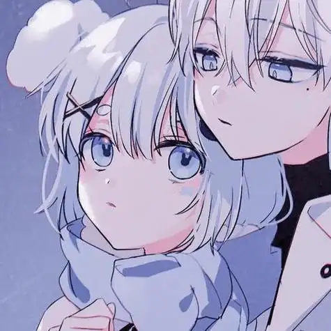 二次元cp头像一人一半