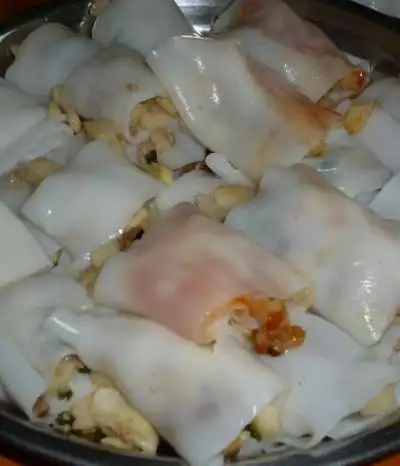 潮州的美食 登塘粿条卷