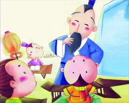 人之初性本善简笔画画