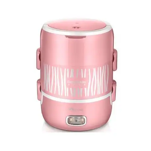 小熊(bear)电热饭盒 三层蒸煮电热饭盒 加热电饭盒 2升 白色 dfh-s