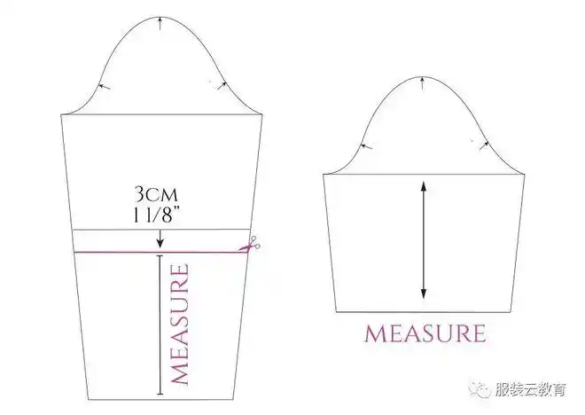 6款-特殊结构-袖子制版纸样图!