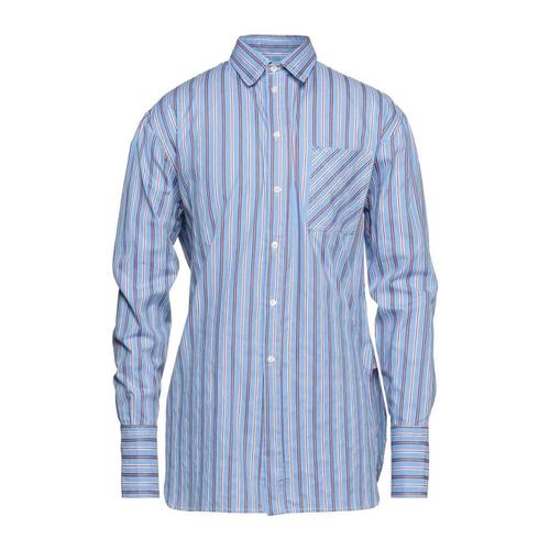 boramy viguier男款天蓝色衬衫|striped shirt