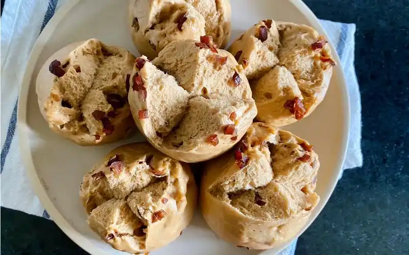 红糖开花馒头,松软香甜_哔哩哔哩_bilibili