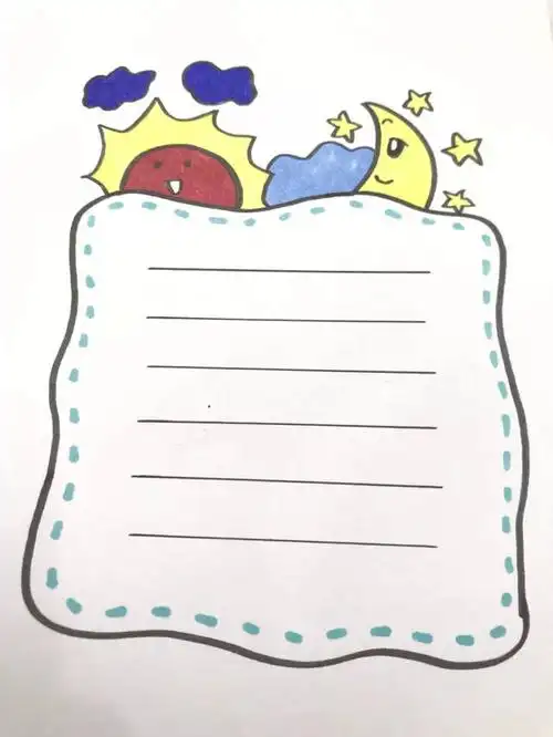 手抄报的美丽边框图片