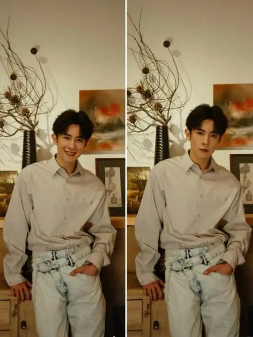 当季肖冰遇到醒图的一键微笑